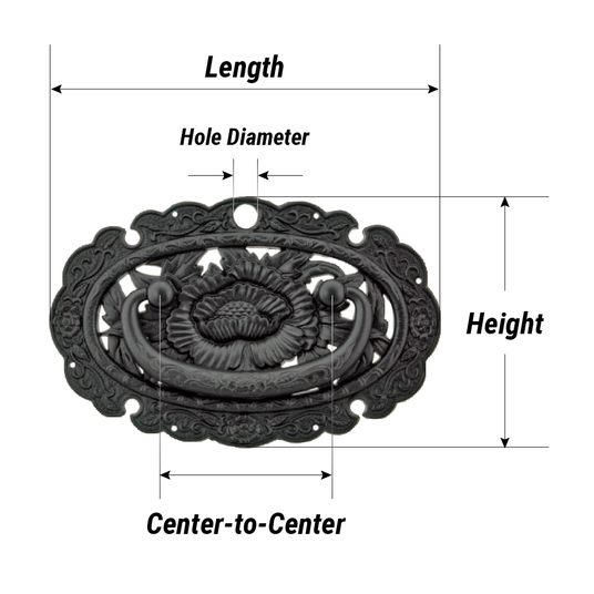 Ornamental Key Plate with Handle