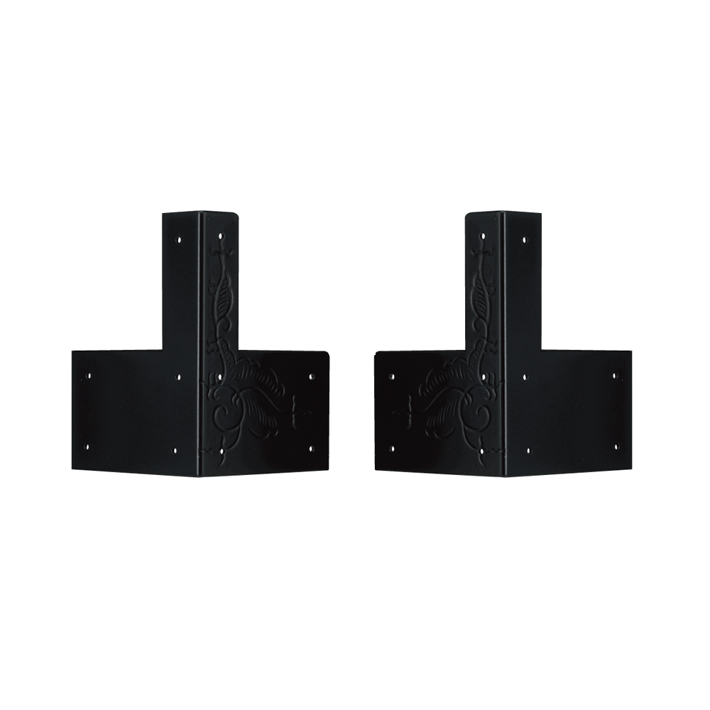 Vine Wide Bottom 3-Side Corner Plates