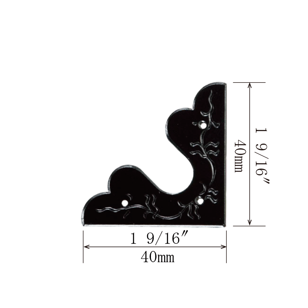 Vine Triangular Plate
