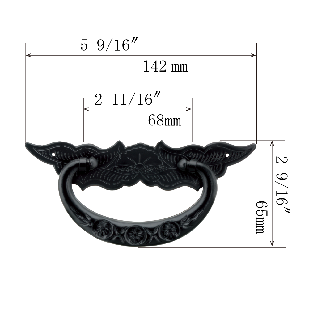 Elegant Basic Handle   |  Center to Center   2  11/16”  ( 68mm )