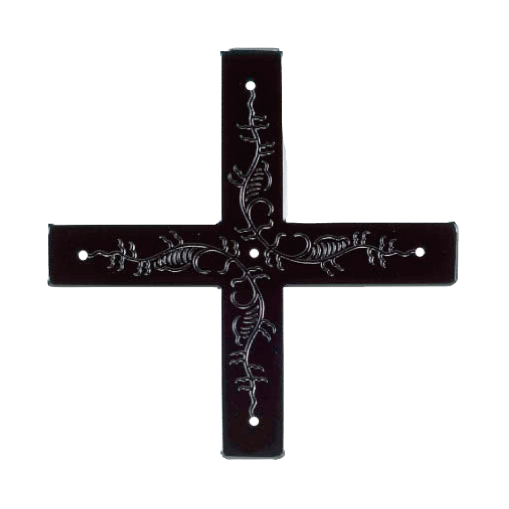 Vine Cross-Shaped Plate