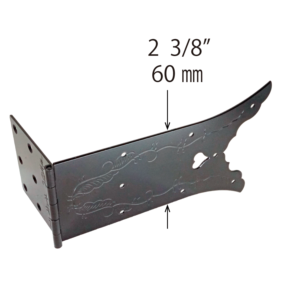 Vine and Heart Strap Hinge