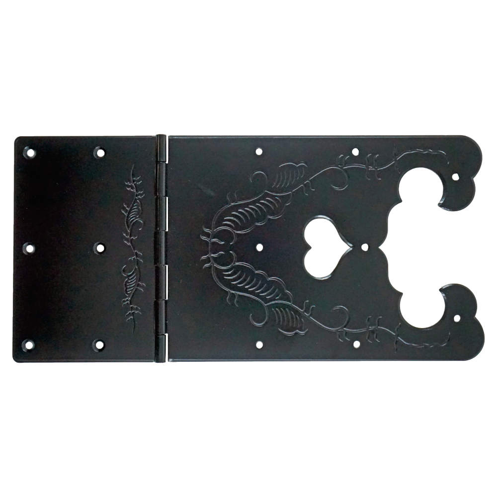 Vine and Heart Wide Strap Hinge
