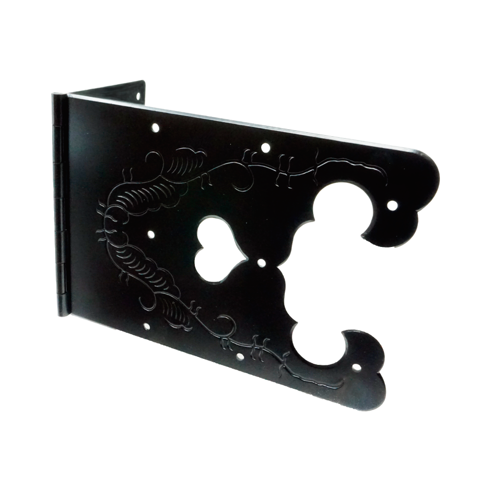 Vine and Heart Wide Strap Hinge
