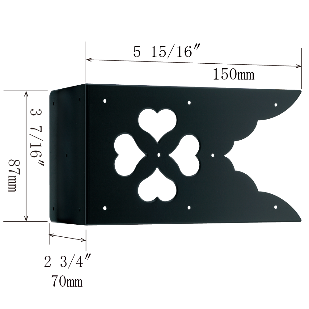 Heart Cut-Out Corner Plate