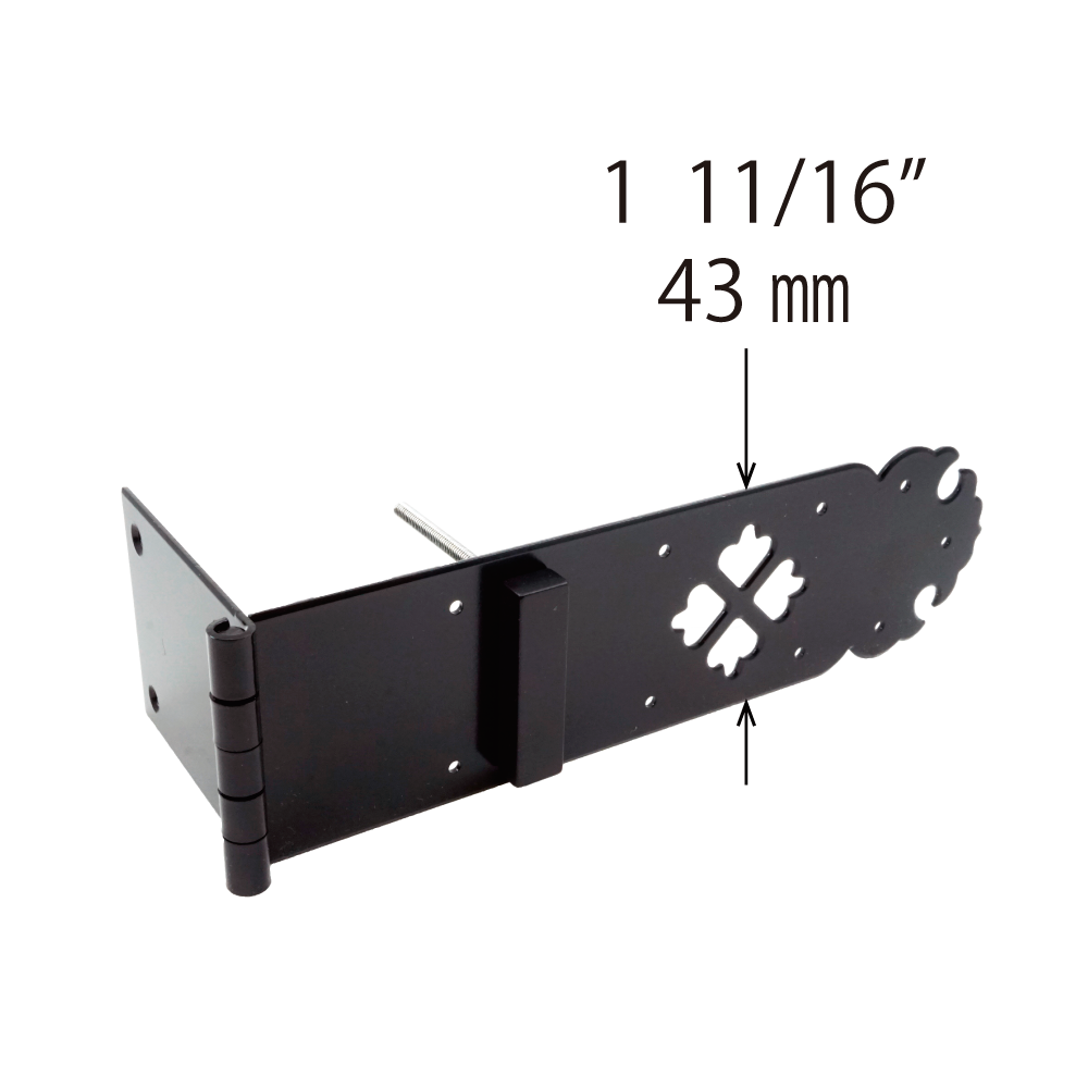 Spades Cut-Out Strap Hinge