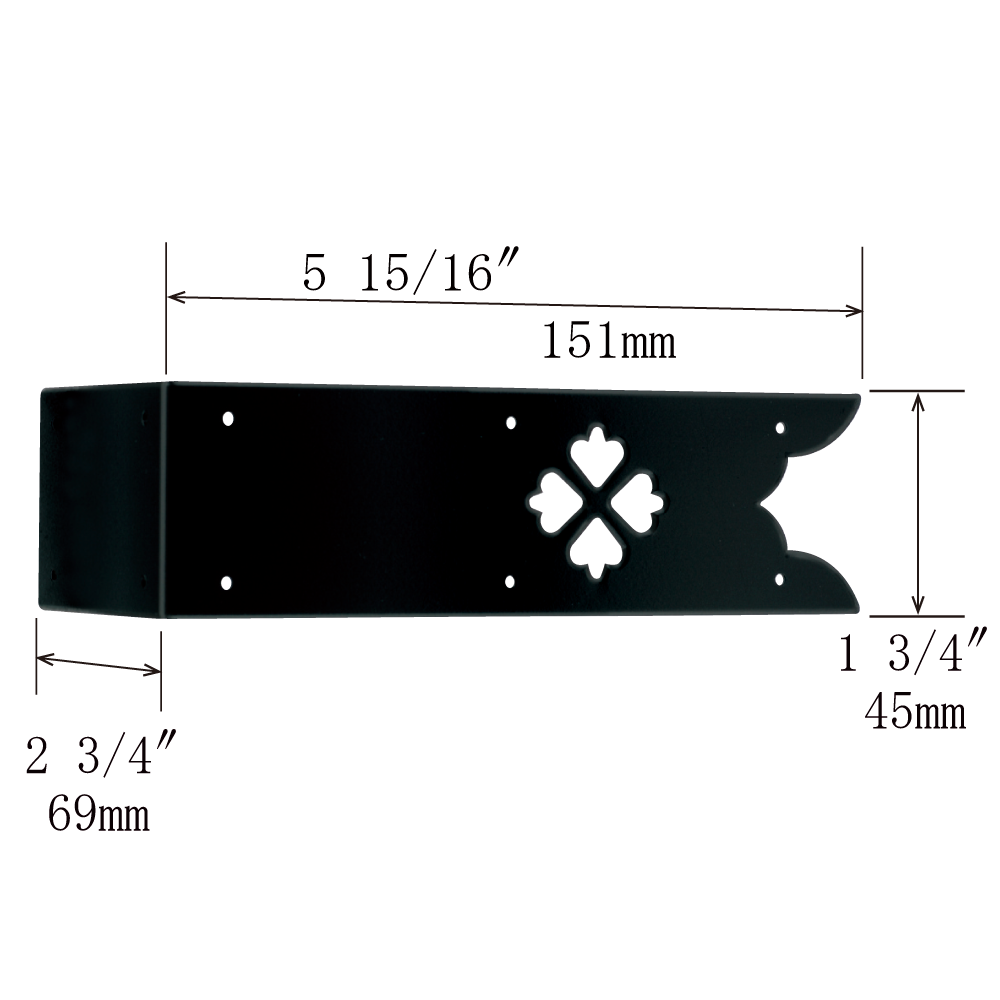 Cut-Out Spades Corner Plate