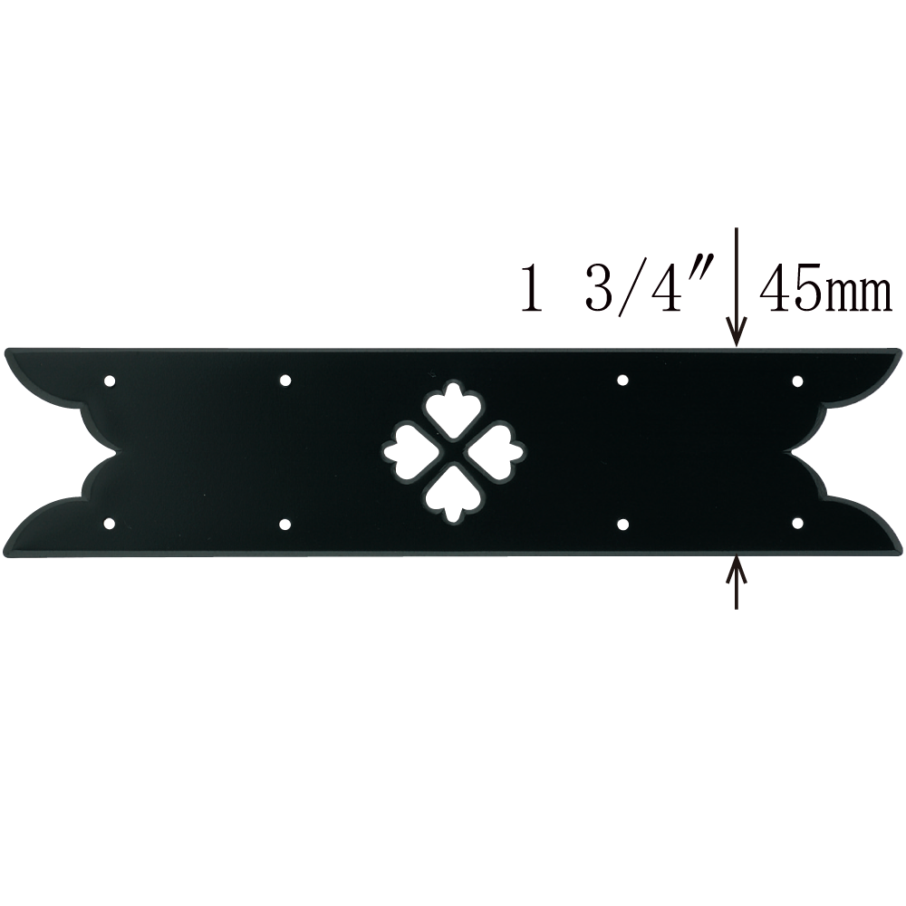 Cut-Out Spades Brace Plate