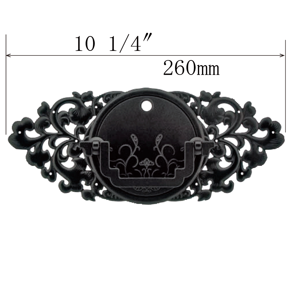 Noble Ornamental Key Plate with Handle