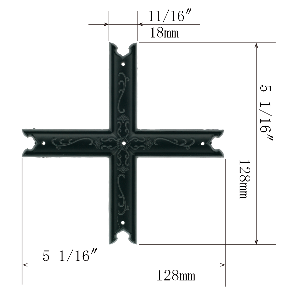 Noble Cross-Shaped Plate