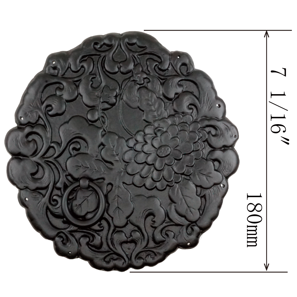 Noble Decorative Plate with Ring Handle