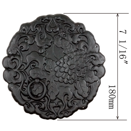 Noble Decorative Plate with Ring Handle