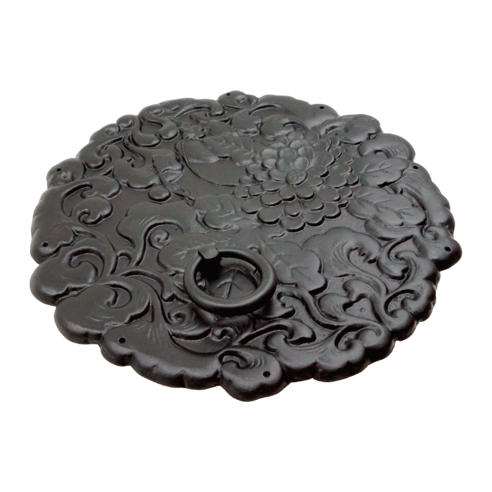 Noble Decorative Plate with Ring Handle