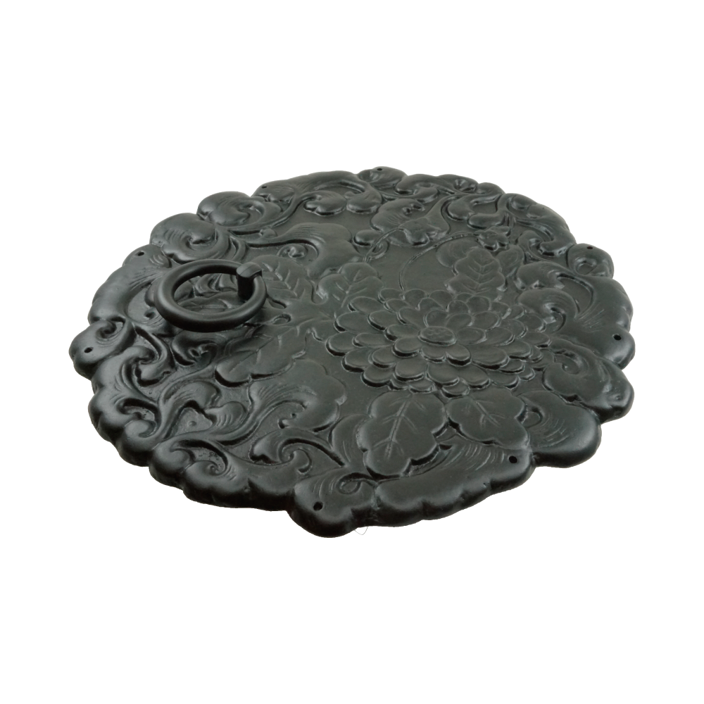 Noble Decorative Plate with Ring Handle