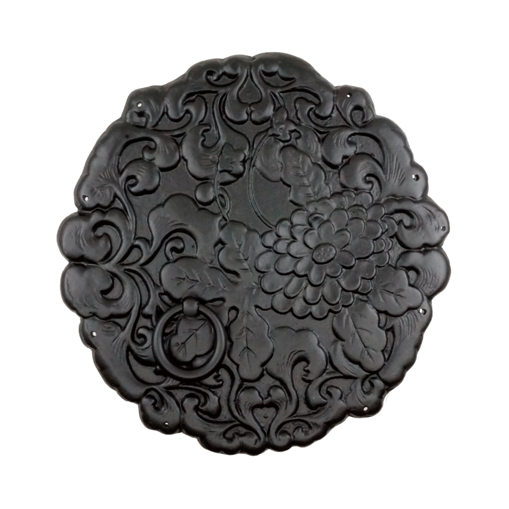 Noble Decorative Plate with Ring Handle