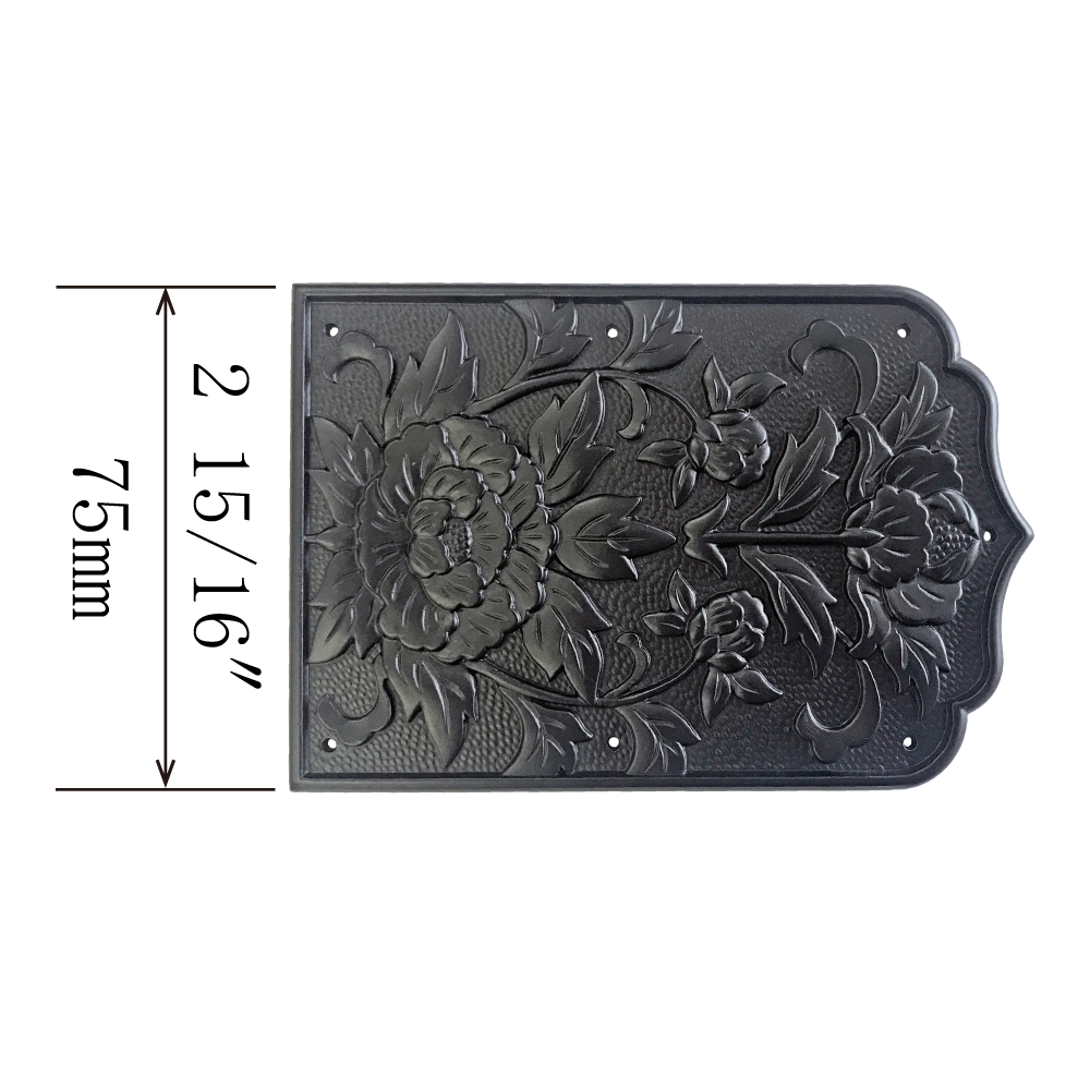 Peony Wide Hinge Decoration