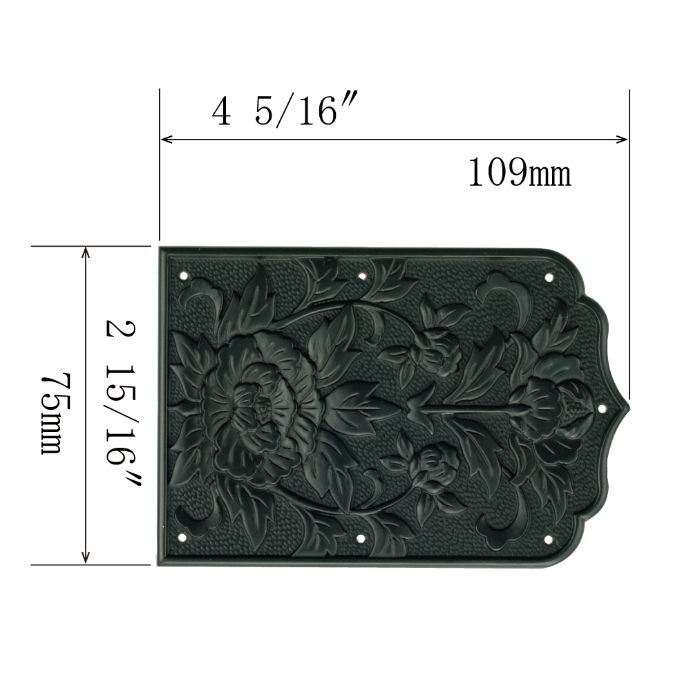 Peony Wide Hinge Decoration