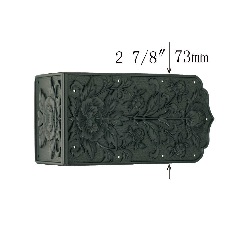 Peony Wide Corner Plate