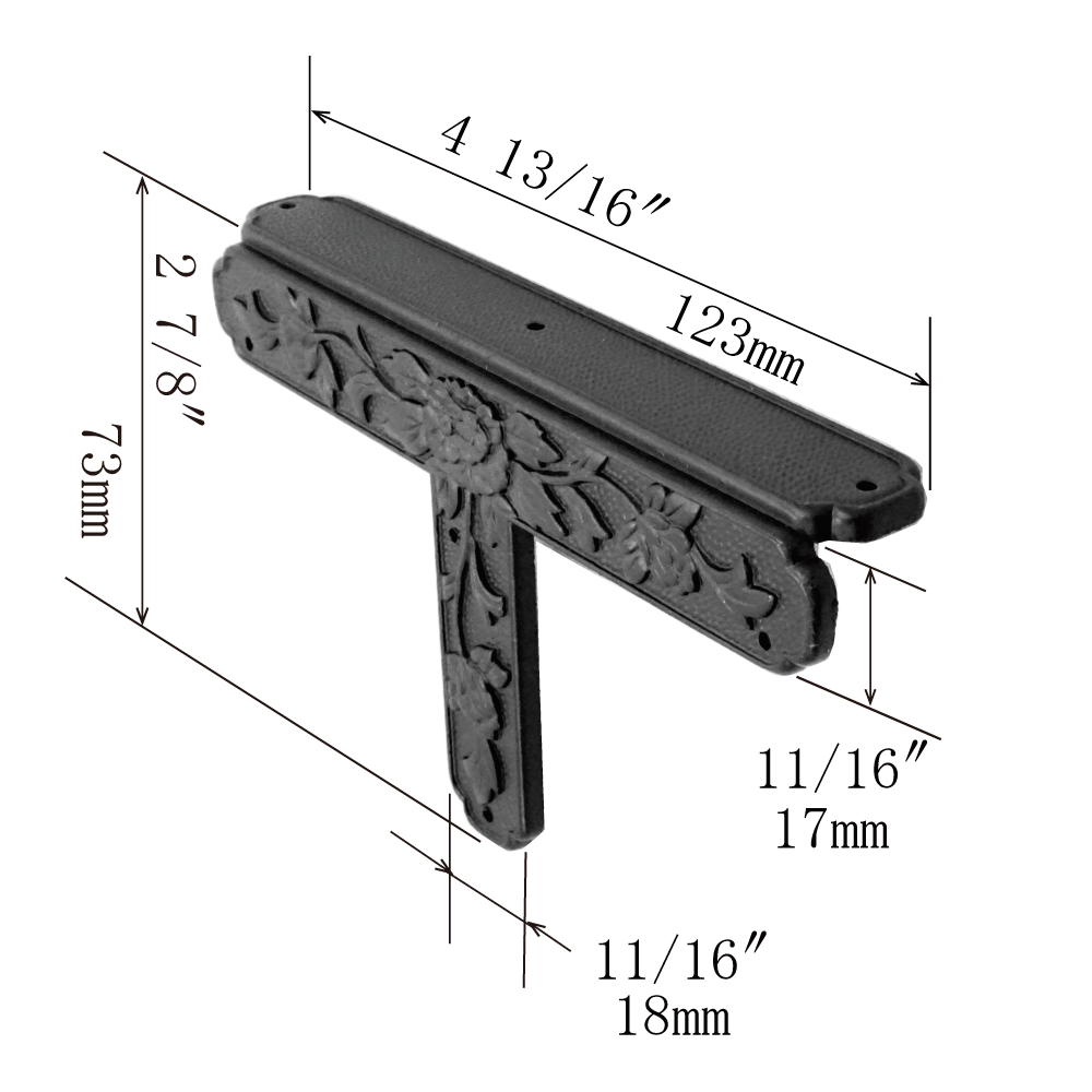 Peony Bent T-Plate