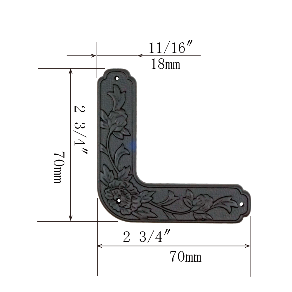 Peony Curved L-Plate