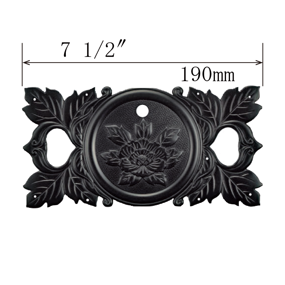 Peony Ornamental Key Plate