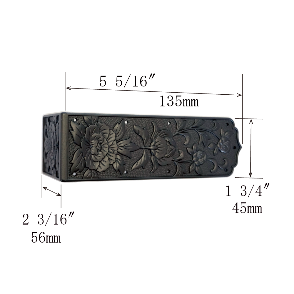 Peony Wide Corner Plate