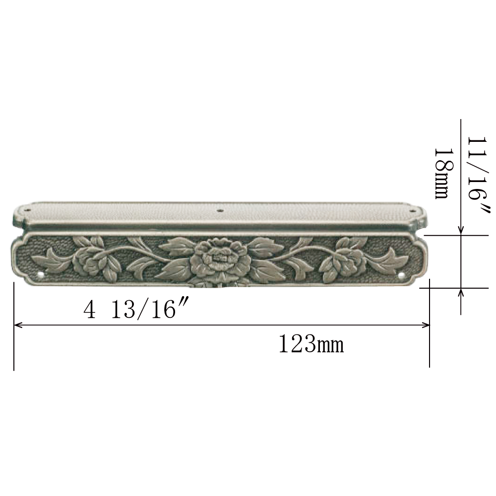 Peony Bent Brace Plate