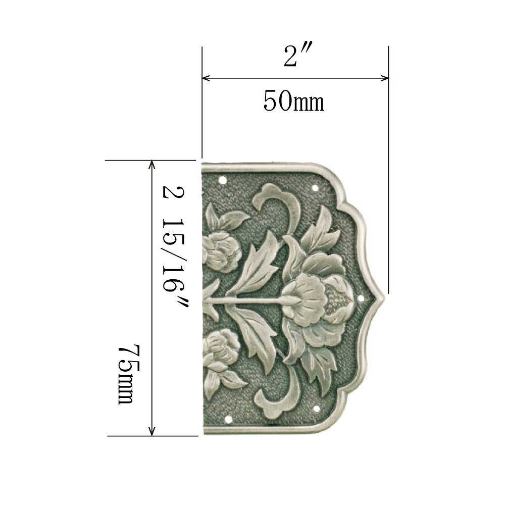 Peony Hinge Decoration