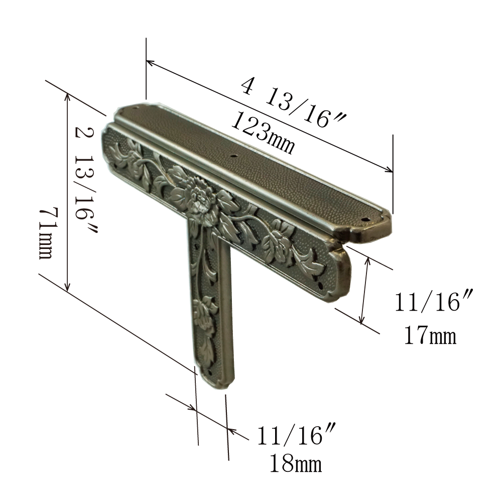 Peony Bent T-Plate