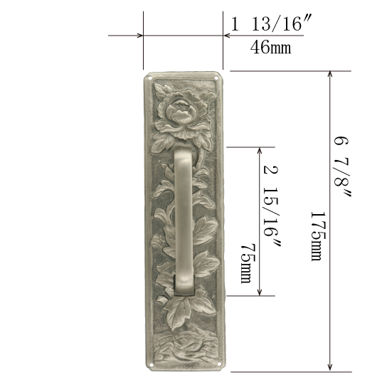Peony Grip Handle  |  Center to Center   2  15/16”  ( 75mm )
