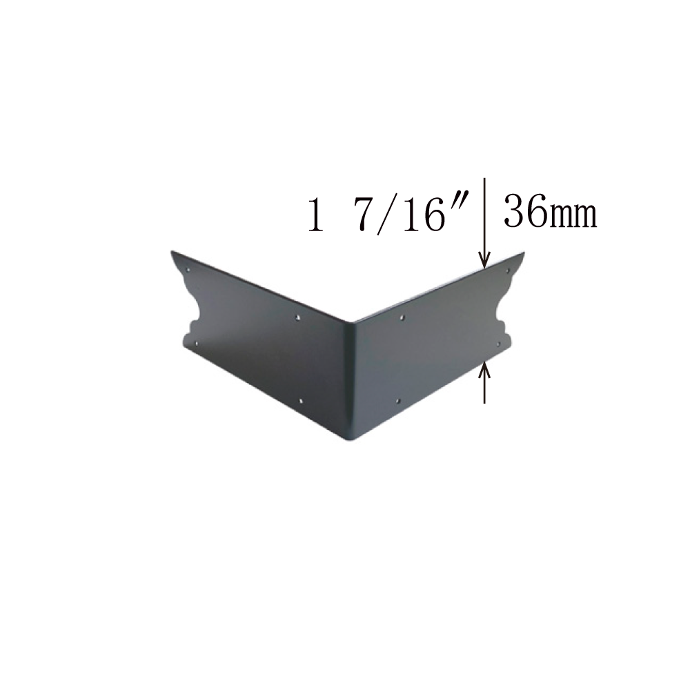 Plain Wide Corner Plate