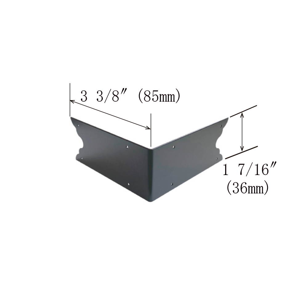 Plain Wide Corner Plate
