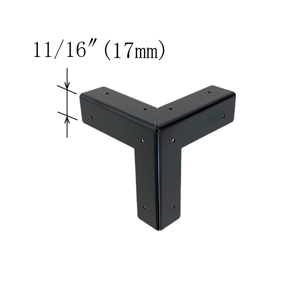 Plain 3-Side Corner Plates