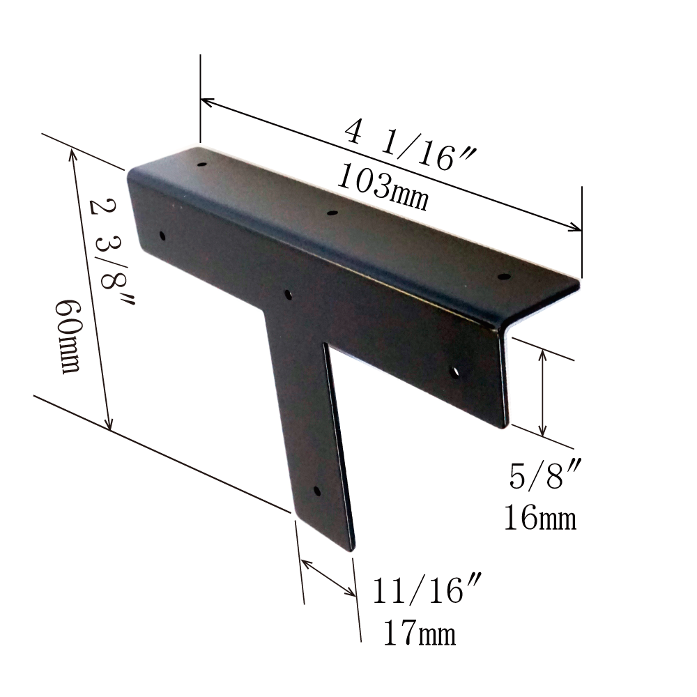 Plain Bent T-Plate