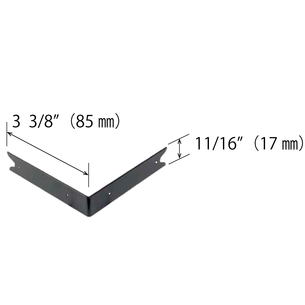 Plain U-Shaped Corner Plates