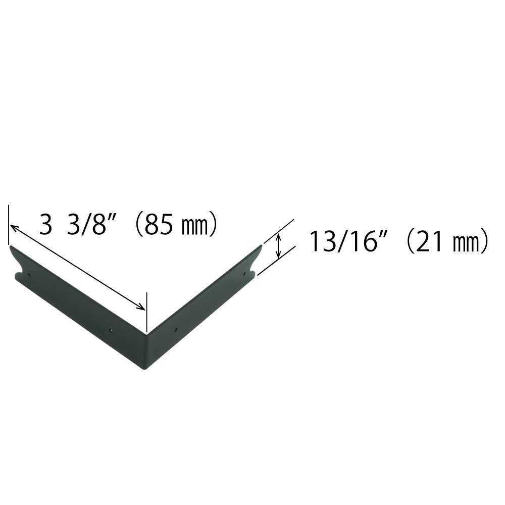 Plain U-Shaped Corner Plates