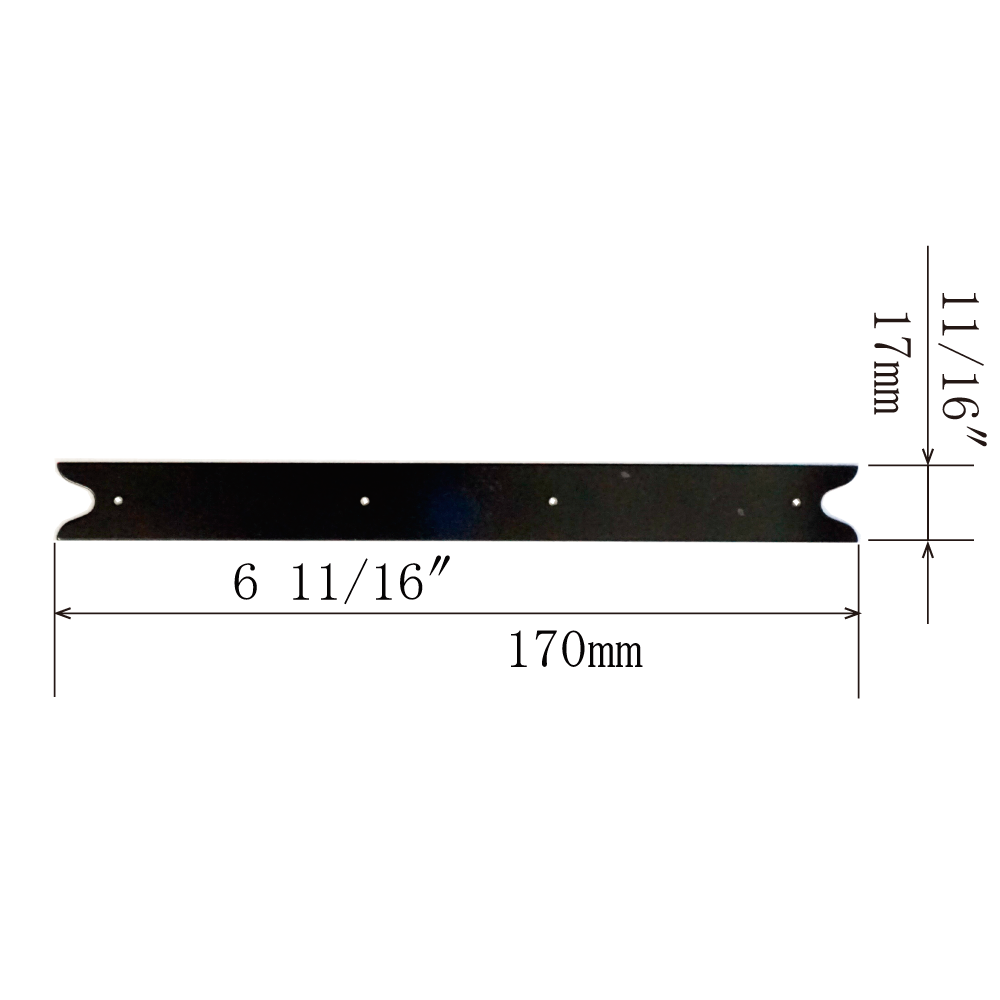 Plain Long Brace Plate