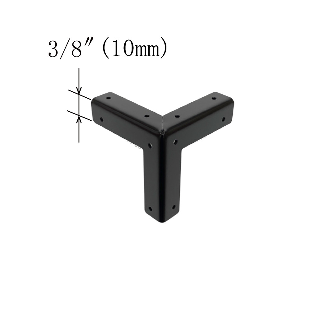 Plain 3-Side Corner Plates