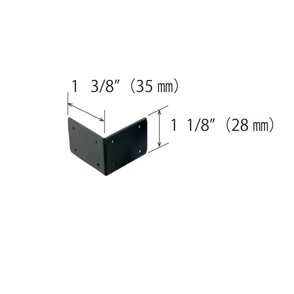Plain Short Corner Plate