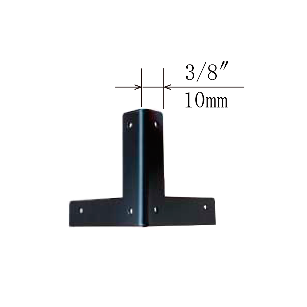 Plain Bottom 3-Side Corner Plates