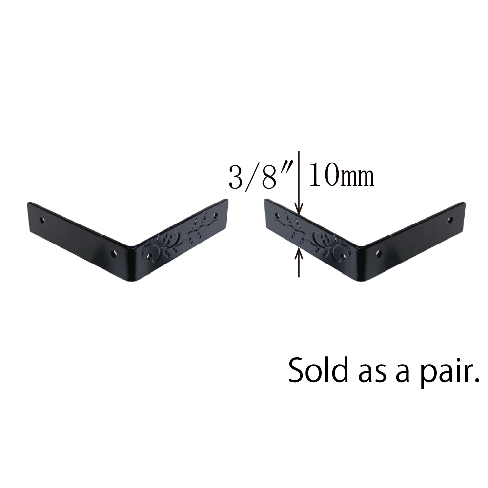 Vine Corner Plates in Pair
