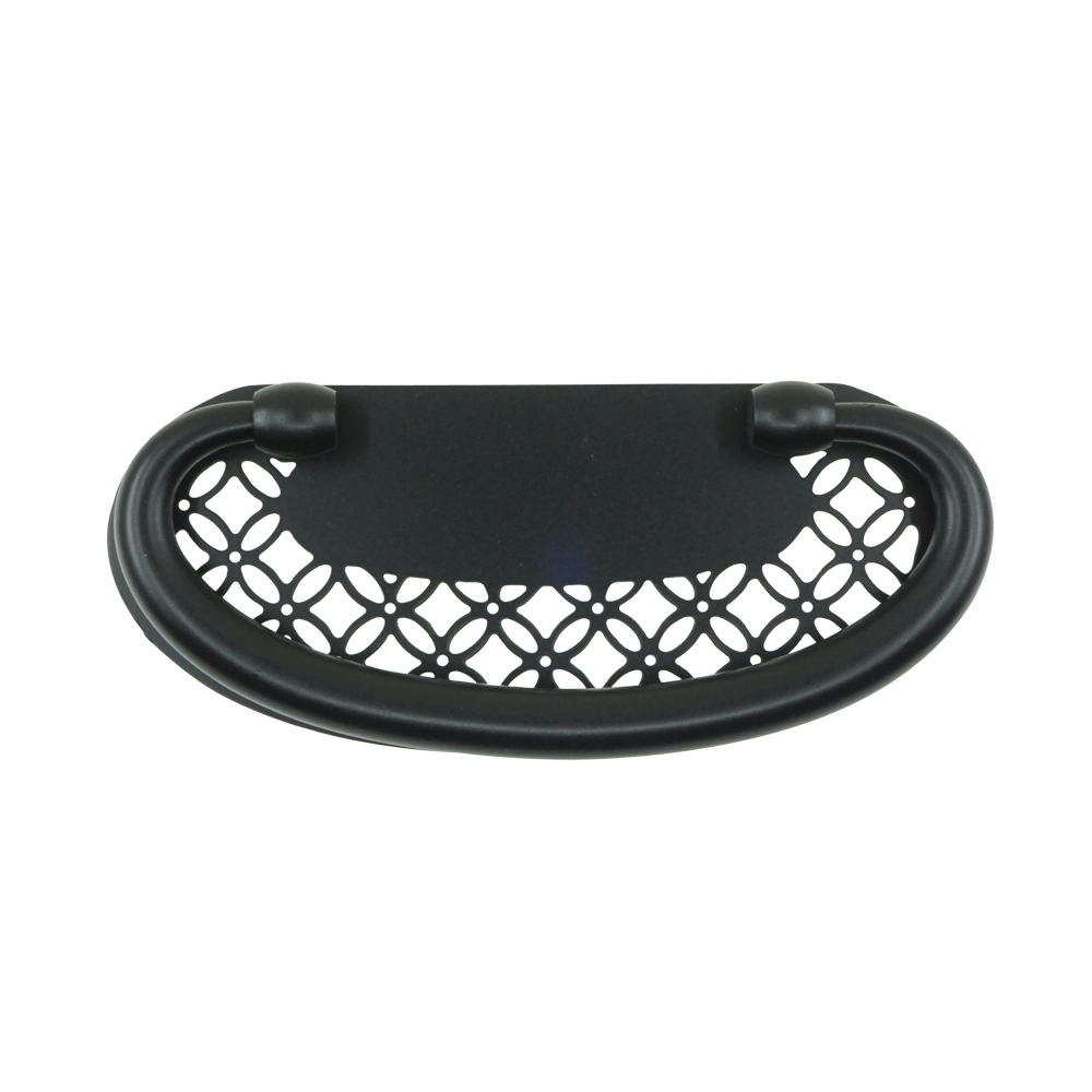 Shippo Brass Handle with Backplate | Center to Center 2 1/16" (52mm)