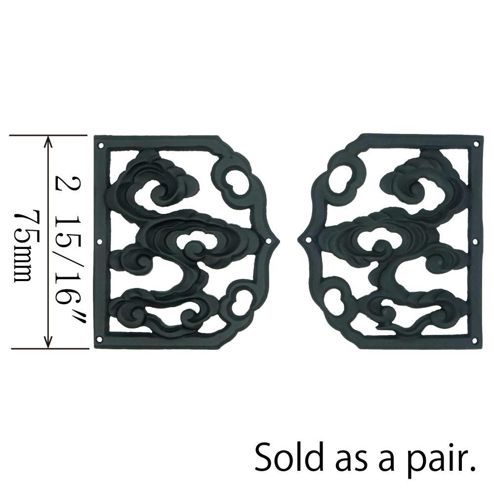 Dragon Hinge Decoration in Pair