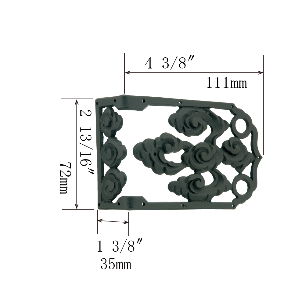 Dragon Wide Corner Plate