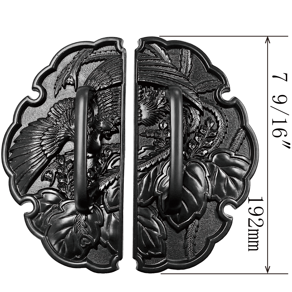 Phoenix Decorative Plate with Grip Handles