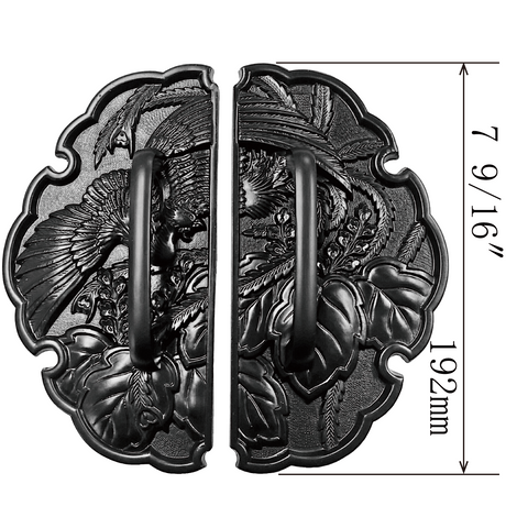 Phoenix Decorative Plate with Grip Handles