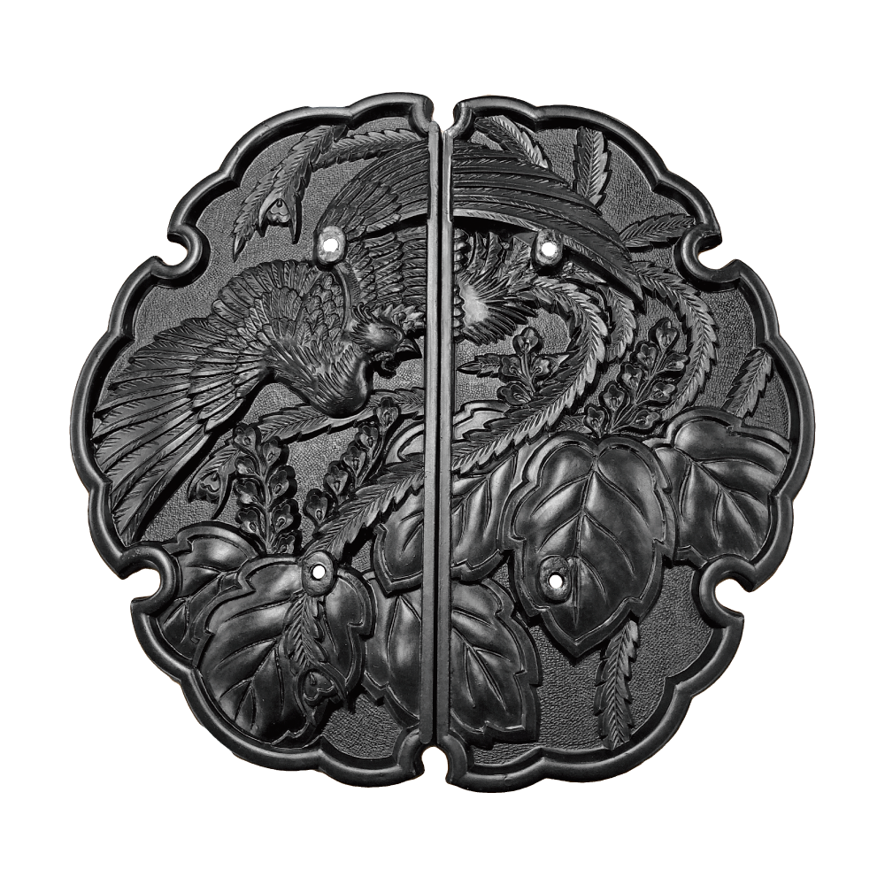 Phoenix Decorative Plate with Grip Handles