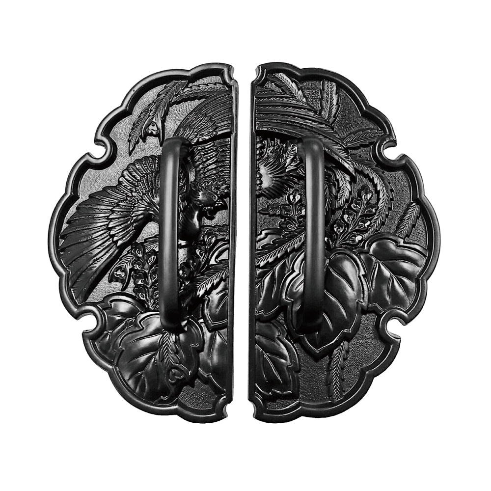 Phoenix Decorative Plate with Grip Handles