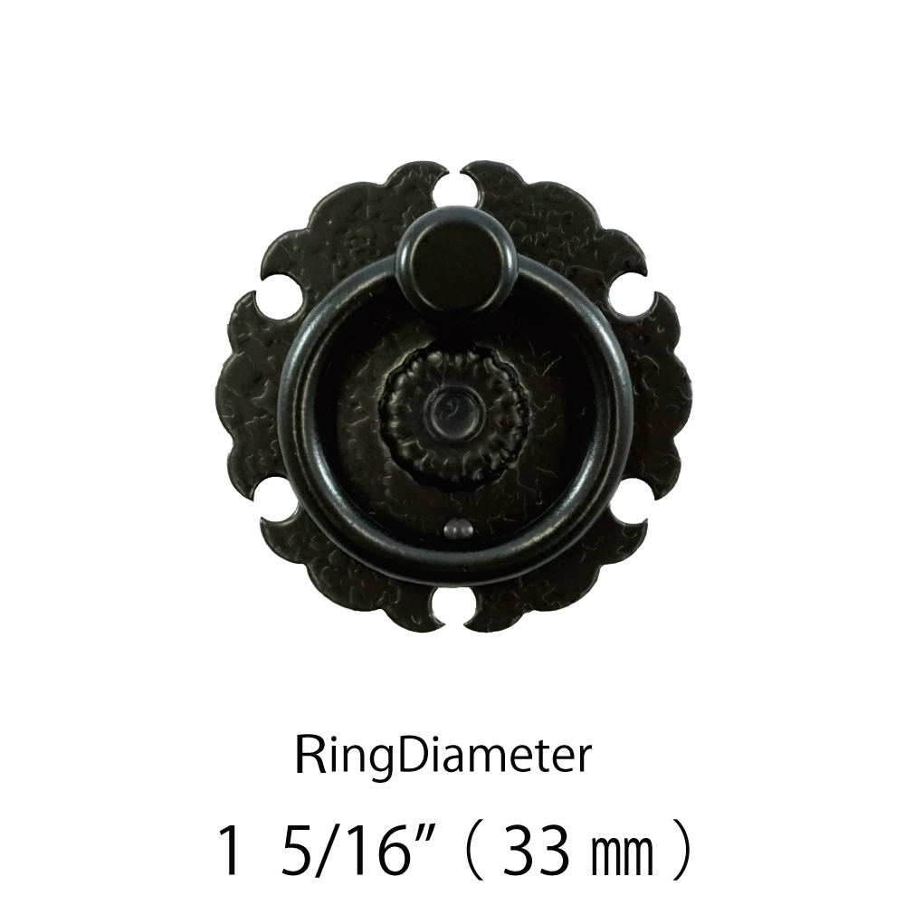Asuka Ring Pull  |  Ring Diameter  1  5/16" ( 33mm )