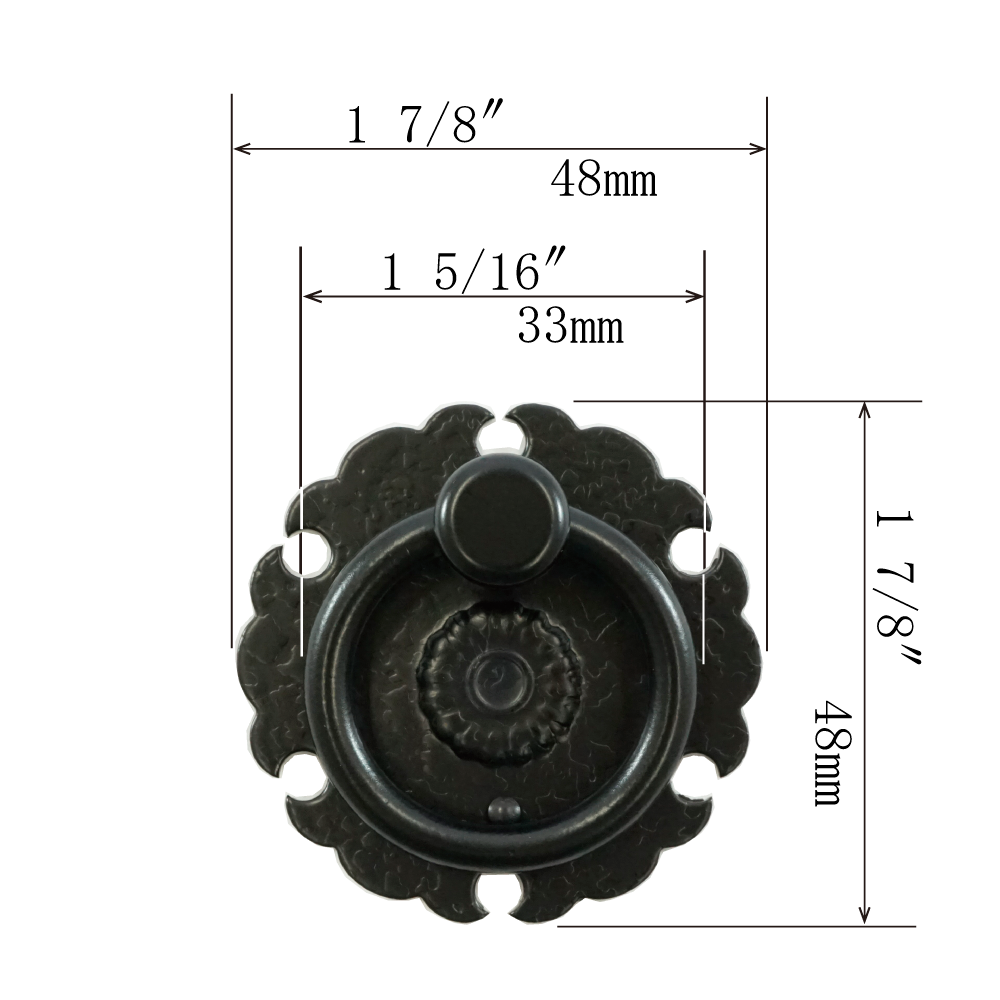 Asuka Ring Pull  |  Ring Diameter  1  5/16" ( 33mm )